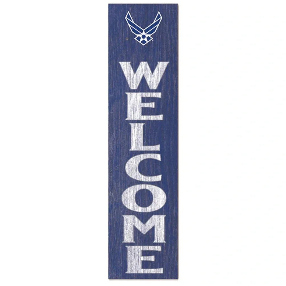 🇺🇸 Air Force USA Leaner KH Sports Fan 8inx40in Sign Porch Yard Home Decor